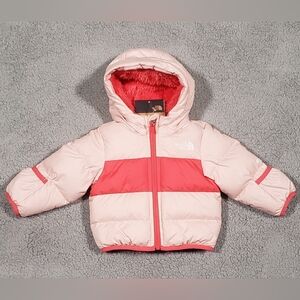 The North Face Baby Girl Moondoggy Hoodie (Pink) Winter Coat NEW W/ TAG sz 3-6M
